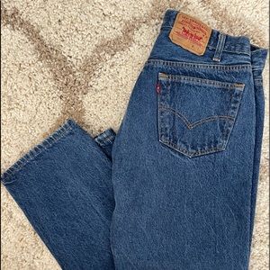 Levi’s 501 Button Fly Blue Jeans W36XL34 Made in USA